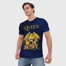 Мужская футболка 3D Группа Queen - фото 2
