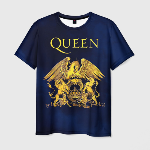 Мужская футболка с принтом Группа Queen, вид спереди №1