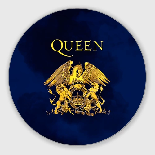 Круглый коврик для мышки Группа Queen