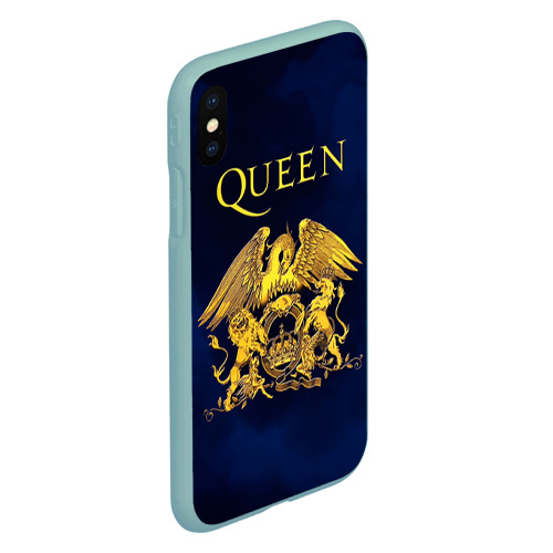 Чехол для iPhone XS Max матовый Группа Queen, цвет мятный - фото 3