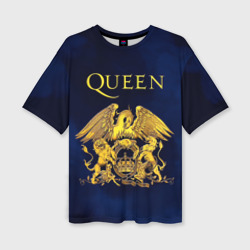 Женская футболка oversize 3D Группа Queen