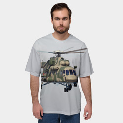 Мужская футболка oversize 3D МИ 8 - фото 2