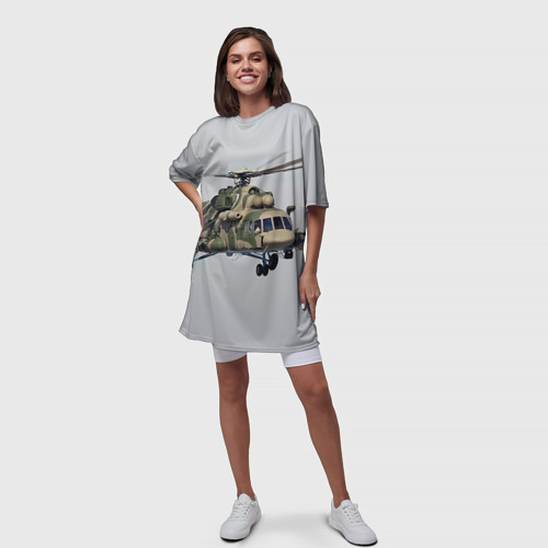 Платье-футболка 3D МИ 8, цвет 3D печать - фото 5