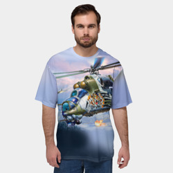 Мужская футболка oversize 3D МИ 24 - фото 2