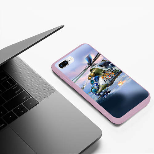 Чехол для iPhone 7Plus/8 Plus матовый МИ 24, цвет розовый - фото 5