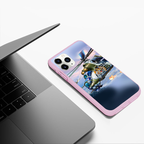 Чехол для iPhone 11 Pro Max матовый МИ 24, цвет розовый - фото 5