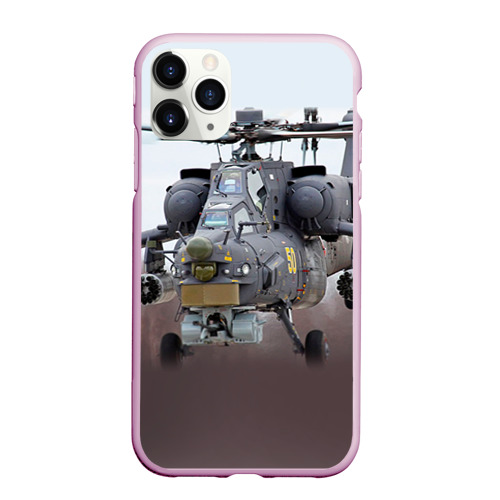 Чехол для iPhone 11 Pro Max матовый МИ 28, цвет розовый