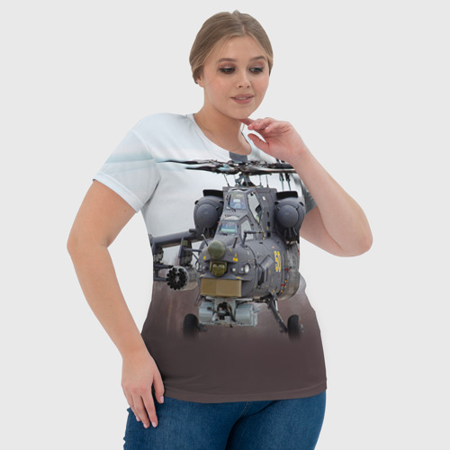 Женская футболка 3D с принтом МИ 28, фото #4