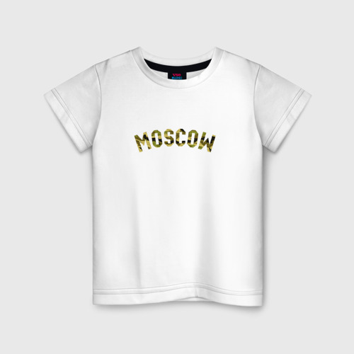 Детская футболка хлопок Moscow camo