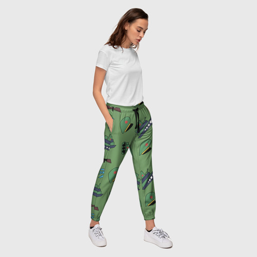 Женские брюки 3D Паттерн, цвет 3D печать - фото 5