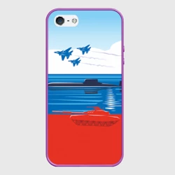 Чехол для iPhone 5/5S матовый Триколор России