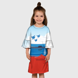 Детское платье 3D Триколор России - фото 2