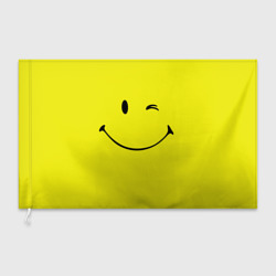 Смайл – Флаг 3D с принтом купить