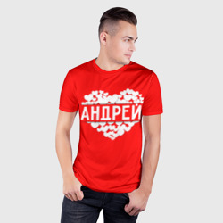 Мужская футболка 3D Slim Андрей - фото 2