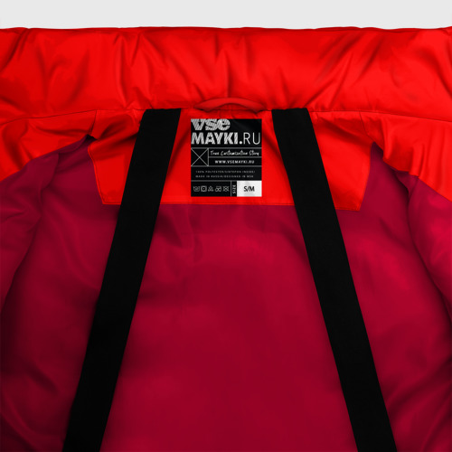 Женская зимняя куртка Oversize Андрей, цвет красный - фото 7