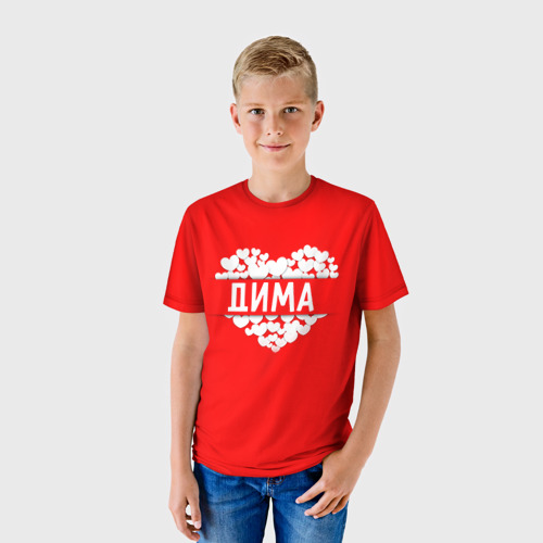 Детская футболка 3D Дима - фото 3