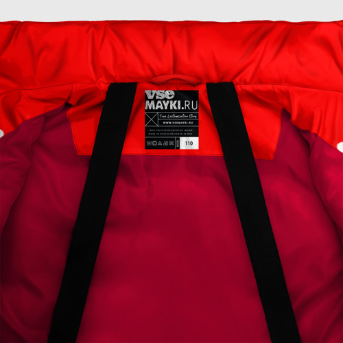 Зимняя куртка для девочек 3D Ваня, цвет красный - фото 7