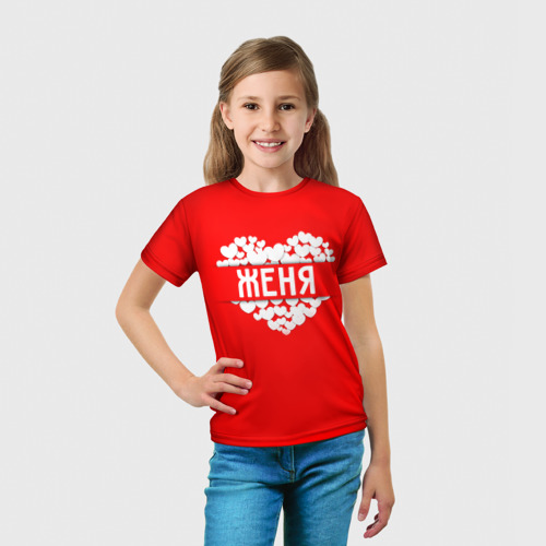Детская футболка 3D Женя, цвет 3D печать - фото 5