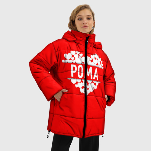 Женская зимняя куртка Oversize Рома, цвет черный - фото 3