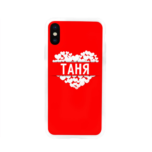 Чехол для Apple iPhone X силиконовый глянцевый Таня Фото 01 Чехол для Apple iPhone X силиконовый глянцевый Таня Фото 01