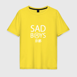 Мужская футболка хлопок Oversize Sad boys