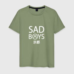 Мужская футболка хлопок Sad boys