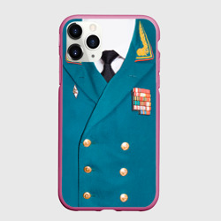 Чехол для iPhone 11 Pro матовый Китель - парадная форма