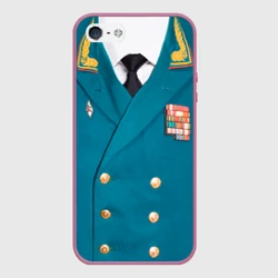 Чехол для iPhone 5/5S матовый Китель - парадная форма