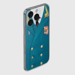 Чехол для iPhone 16 Pro Max силиконовый с защитой камеры Китель - парадная форма - фото 2