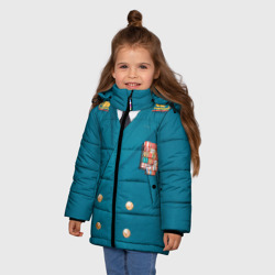 Зимняя куртка для девочек 3D Китель - парадная форма - фото 2