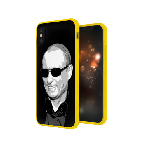 Чехол для iPhone X глянцевый Путин Владимир Владимирович Фото 01 Чехол для iPhone X глянцевый Путин Владимир Владимирович Фото 01