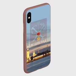 Чехол для iPhone XS Max матовый Город-герой Ленинград - фото 2