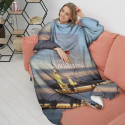 Плед с рукавами Город-герой Ленинград - фото 2