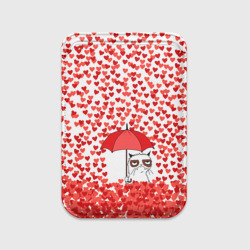 Картхолдер Magsafe магнитный Сердцепад и сердитый кот