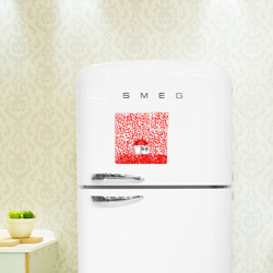 Магнитный плакат 3Х3 Сердцепад и сердитый кот - фото 2