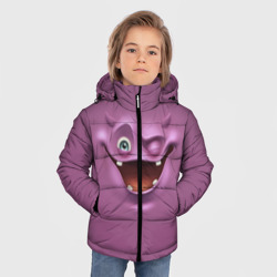Зимняя куртка для мальчиков 3D Пластилиновый смайл - фото 2