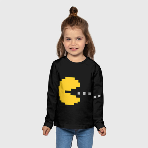 Детский лонгслив 3D Pac-MAN - фото 5