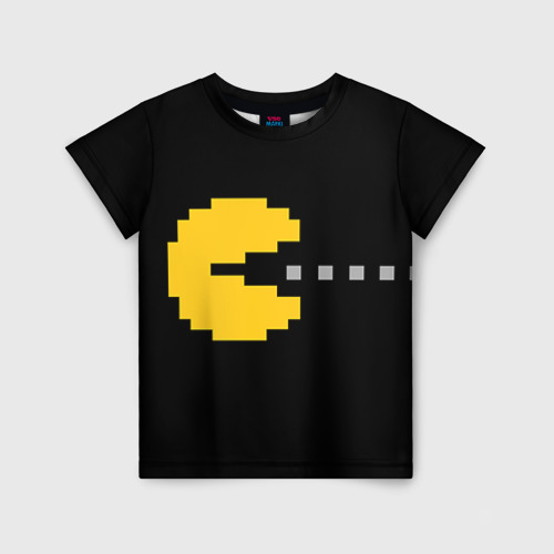 Детская футболка 3D Pac-MAN, цвет 3D печать