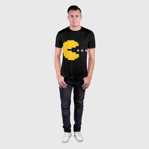 Мужская футболка 3D Slim Pac-MAN, цвет 3D печать - фото 4