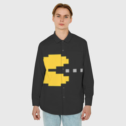 Мужская рубашка oversize 3D Pac-MAN - фото 2