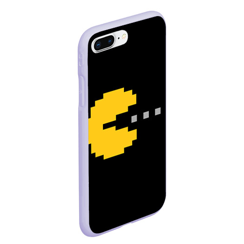 Чехол для iPhone 7Plus/8 Plus матовый Pac-MAN, цвет светло-сиреневый - фото 3