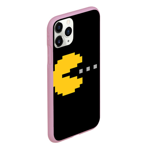 Чехол для iPhone 11 Pro Max матовый Pac-MAN, цвет розовый - фото 3