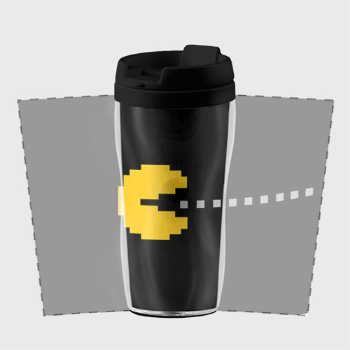 Термокружка-непроливайка Pac-MAN, цвет черный - фото 2