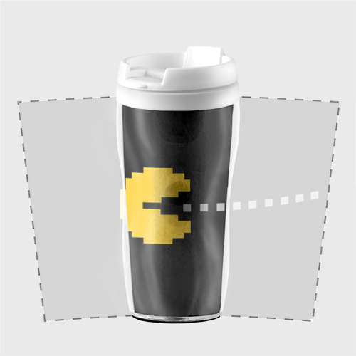 Термокружка-непроливайка Pac-MAN, цвет белый - фото 2