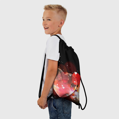 Рюкзак-мешок 3D Сердца - фото 3