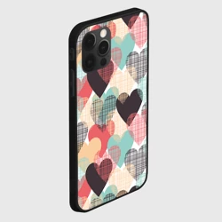 Чехол для iPhone 12 Pro Max Сердечки - фото 2