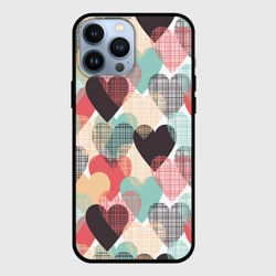 Чехол для iPhone 13 Pro Max Сердечки