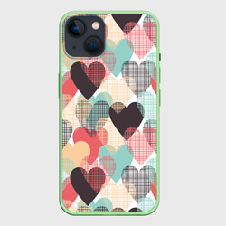 Чехол для iPhone 14 Сердечки
