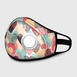 Маска из неопрена Сердечки