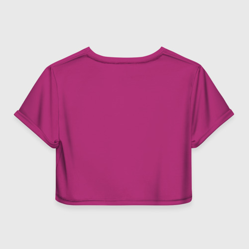 Женская футболка Crop-top 3D Любовь, цвет 3D печать - фото 2